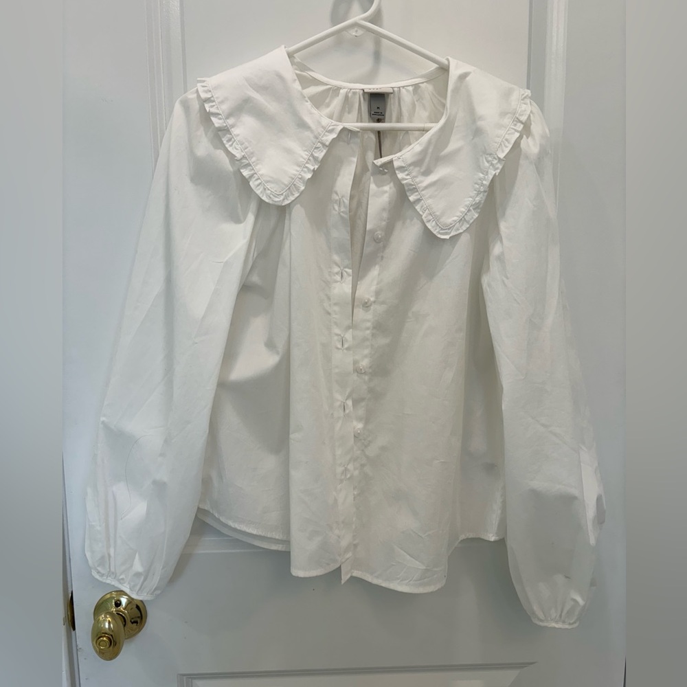 Target white color poplin shirt
